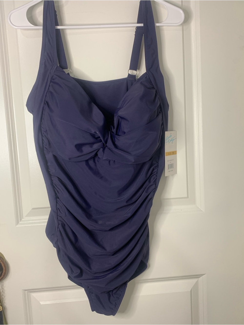 Beach Party Swimwear Navy One-Piece Swimsuit